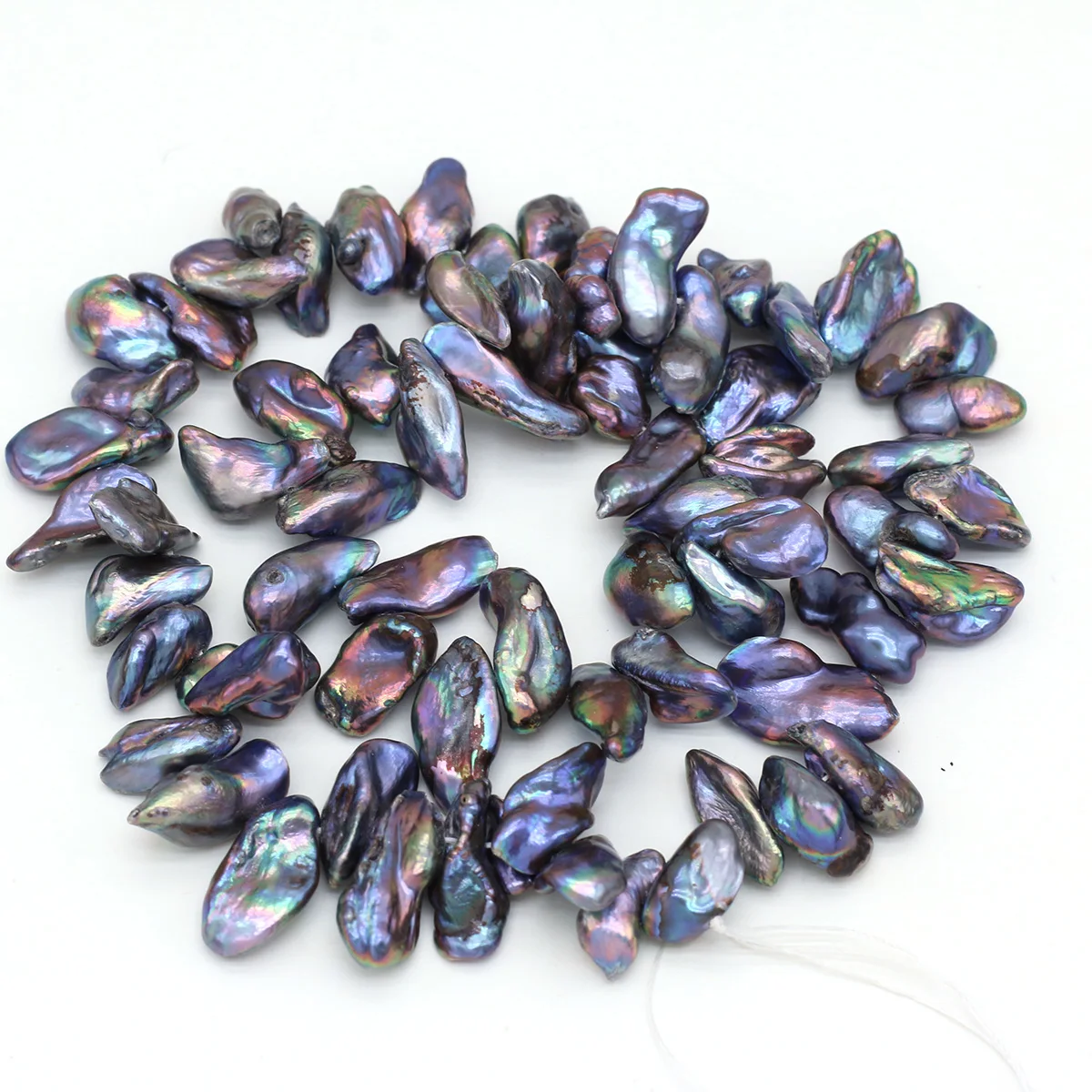 

Natural Irregular Pearl Beads Cultured Freshwater Black Baroque Pearl Beads for Jewelry Making Necklace Bracelet Earrings