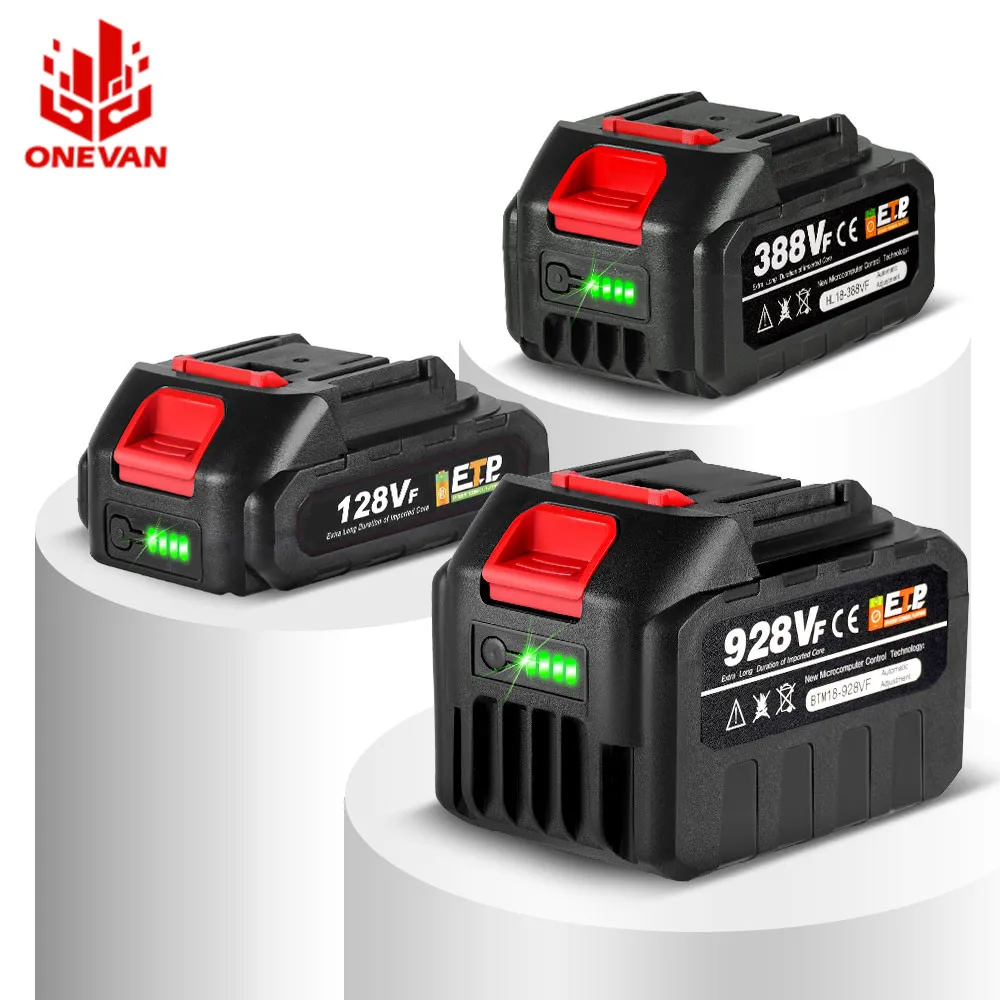 Перезаряжаемая литий-ионная батарея 22500mah 15000mah 128VF 388VF 928VF литий-ионная батарея для стандартного электроинструмента
