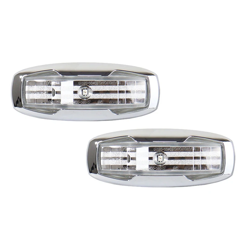 

Для Ssangyong New Kyron Rexton 2008-2011 светодиодный автомобильный передний боковой брызговик, боковой ретранслятор, указатель поворота, лампа Sidemarker 8340008010