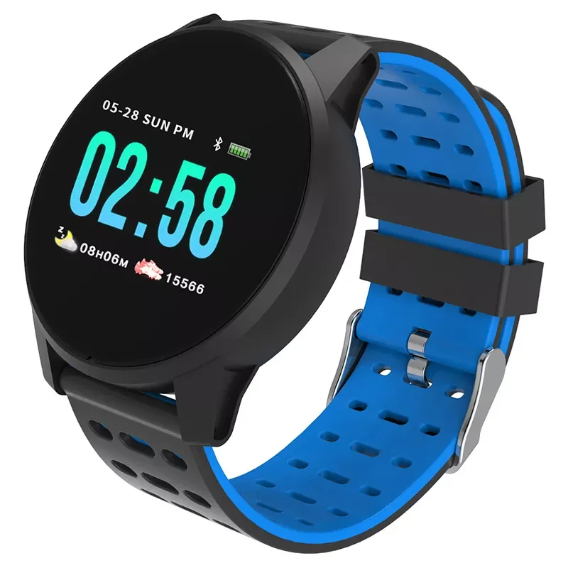 

Смарт-часы IP68 Монитор артериального давления пульсометр спортивный фитнес-браслет трекер Шагомер Смарт-часы для Android IOS
