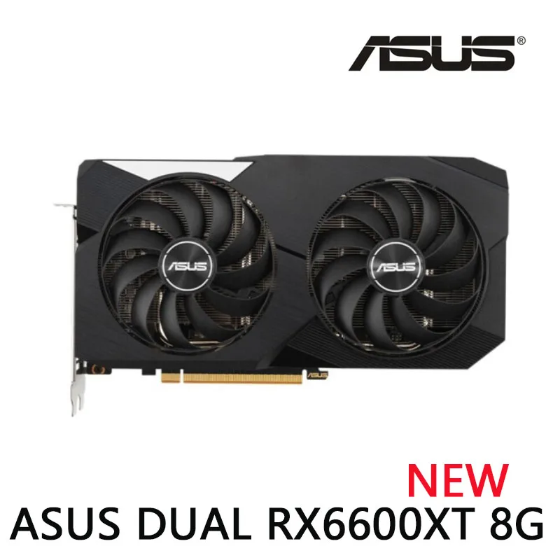 ASUS Dual Radeon RX 6600 XT OC Edition AMD 8 Гб GDDR6 128 бит 7nm RX6600XT |