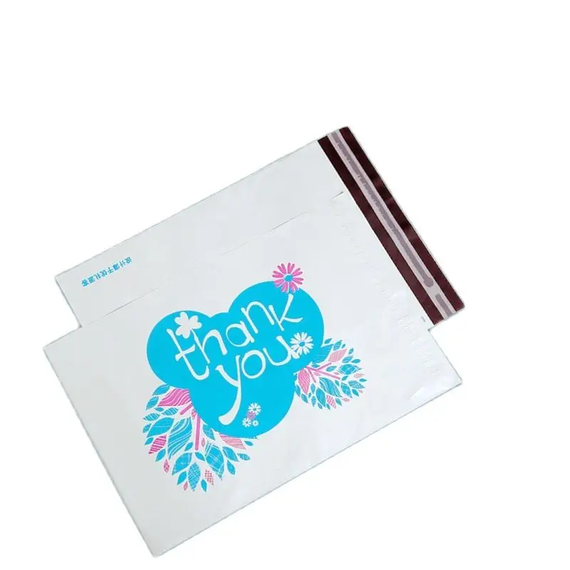 100 шт. 17*30 см маленькие курьерские пакеты спасибо белый самоклеящийся пакет для
