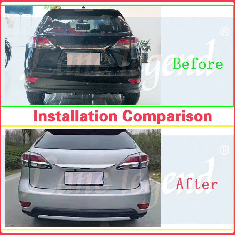 Высококачественный диффузор для заднего бампера Lexus RX270 RX350 RX450h 2012-2015 губа из