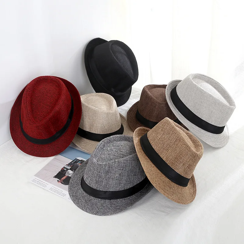 

Summer Fisherman Hat With Sun Protection Breathable Straw Hat For Men Jazz Cap For Adult Casual Flat Cap For Women Sun Hat