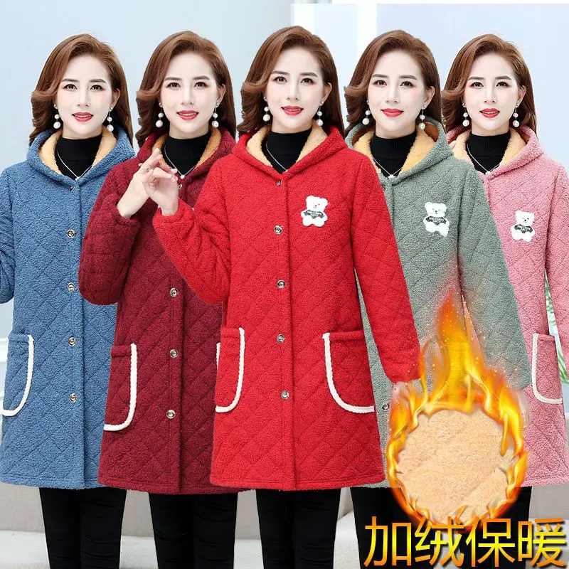 Winter Women's Cold Coat Parkas Super Hot Coats Jackets Harajuku Cheap Wholesale Women Clothes Korean Fashion Mid Length Top