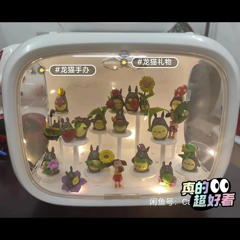 

Фигурка героя аниме Hayao Miyazaki, оригинальная коллекция игрушек, дракон, кот, светящийся праздничный подарок, Коллекционная модель, игрушка