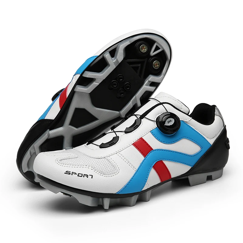 

2021New Cycling MTB Shoes Men Sports Route Cleat Road Dirt Bike Speed Flat Sneaker Racing Women Bicycle Mountain Spd Biking Shoe