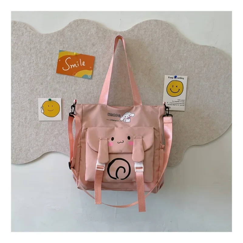 Sanrio мультяшная Милая Наплечная Сумка-тоут Kuromi через плечо сумка для учеников