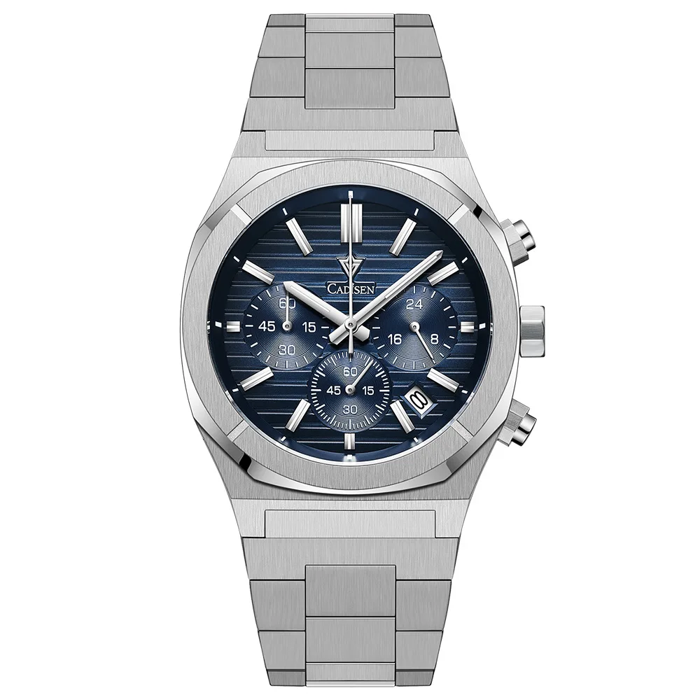 

New Men's Watch Business Quartz Watch VK63 Quartz Movement Sapphire Waterproof Luminous Men's Watch