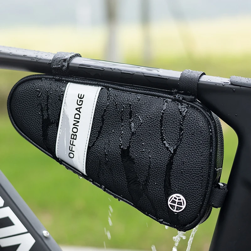 Поясная Сумка для велосипеда треугольная Светоотражающая Водонепроницаемая