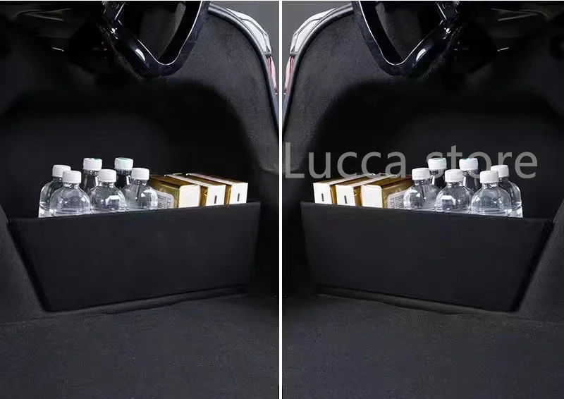 Для Hyundai Sonata DN8 2024 N-line фланелевой багажник боковой органайзер для хранения