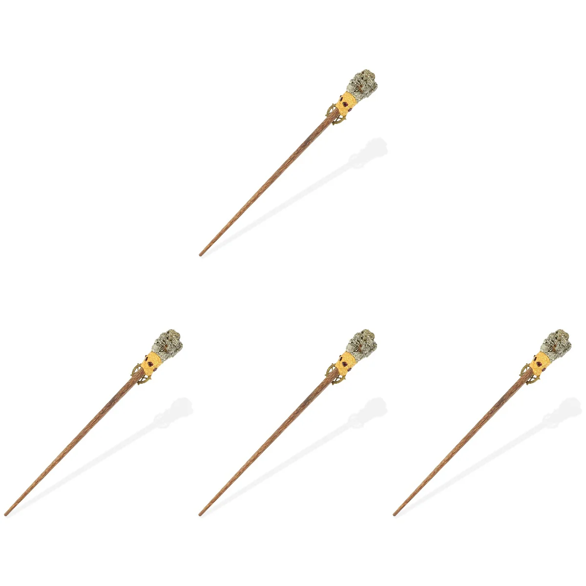 

4pcs Natural Stone Decorative Wand Witch Wand Home Decoration Home Decor