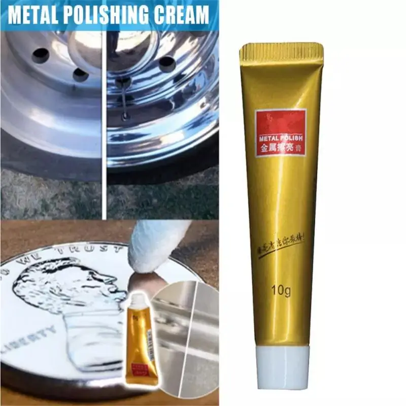 

1pcs Metal Polish Cream Cleaning Brighten Wax Rust Remover Provide Protective Coating For Copper Brass Aluminum Steel Polishing
