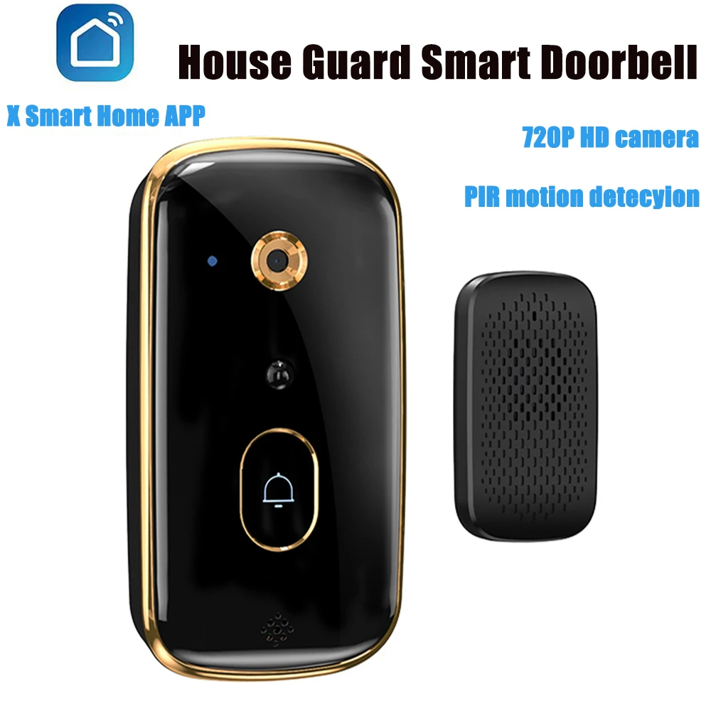 X10 WiFi Wireless Smart Home Security Doorbell Camera Surveillance Video Intercom Night Vision Capture Security Alarm for House