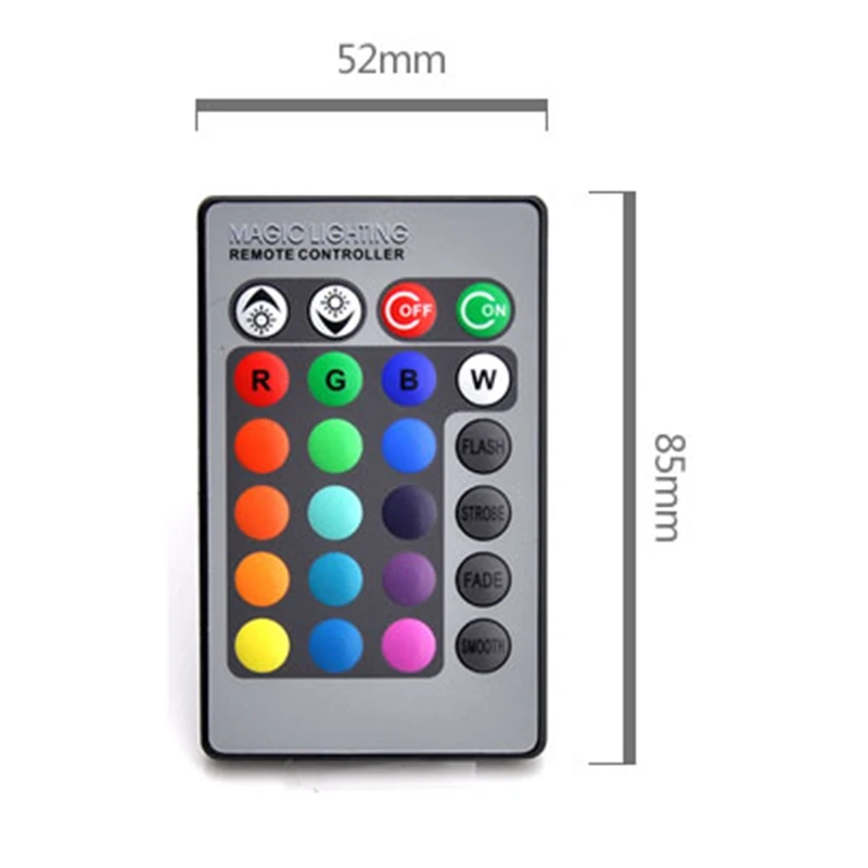 Акция! Светодиодсветильник лампа с изменением цвета RGB 10 Вт E14 16 цветов