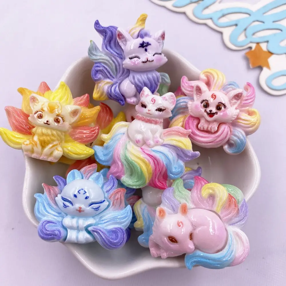 

Фигурки лисы из смолы Diy Super Paradise 8 шт.