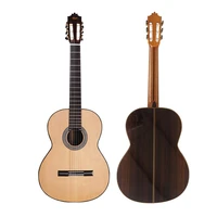 oem odm custom handmade professional all solid cedar top gloss vintage spanish classic guitar string instruments