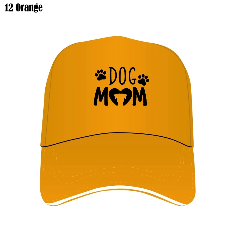 

Women Custom Hat Dog Mom Paw Print Bill Hats Women Mesh Outdoor Flat Brim Bill Hats Ladies Causal Cap Flat Brim Caps