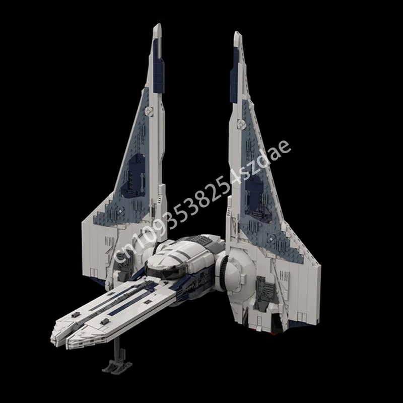 2019 шт. Moc Star Battle UCS Bo-Katan Kom'rk-класс модель строительные блоки кирпичи Diy сборка