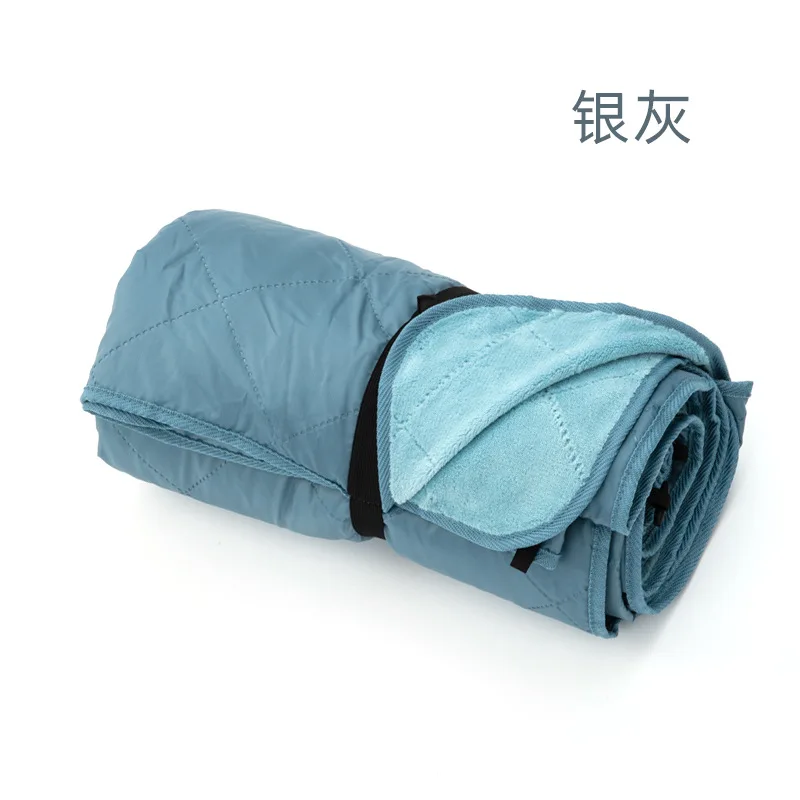 

Outdoor Camping Nylon Pocket Picnic Mat Portable Mini Waterproof Checked Cloth Moisture-Proof Beach Picnic Blanket