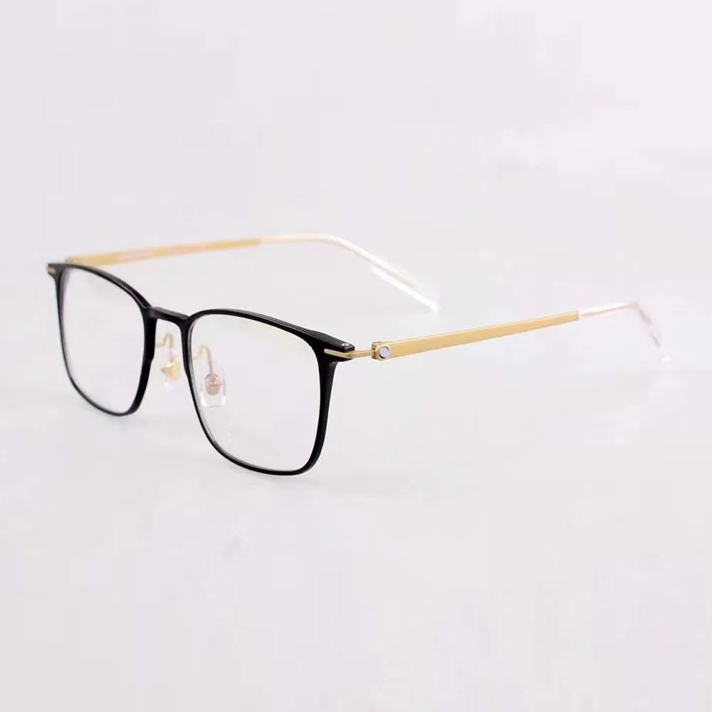 

2021 Hot Brand Metal Frame Titanium Leg For Men Optical Eyeglasses Frames Men Reading Myopia Prescription Glasses Frame MB0193O