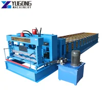 Glazed Tile Steel Roofing Sheet Cold Roll Forming Making Machine Forming Machine Production Line Profile Making Machine