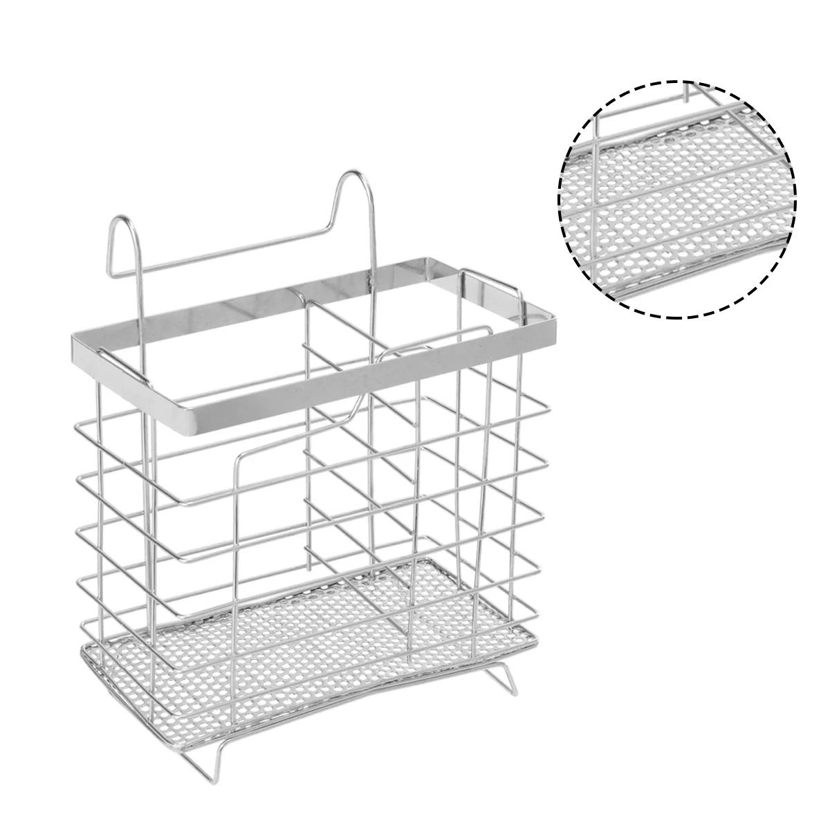 

Holder Utensil Rack Kitchen Cutlery Drying Drainer Flatware Draining Dish Chopsticks Organizer Chopstick Basket Tool Rectangular