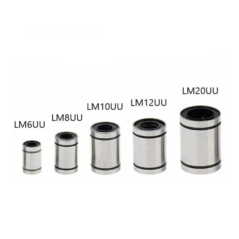 

10pcs LM8 LM8UU LM3UU LM10UU LM16UU LM6UU LM12UU LM14UU Linear Bushing 8mm CNC Linear Bearings for Rods Rail Linear Shaft Parts