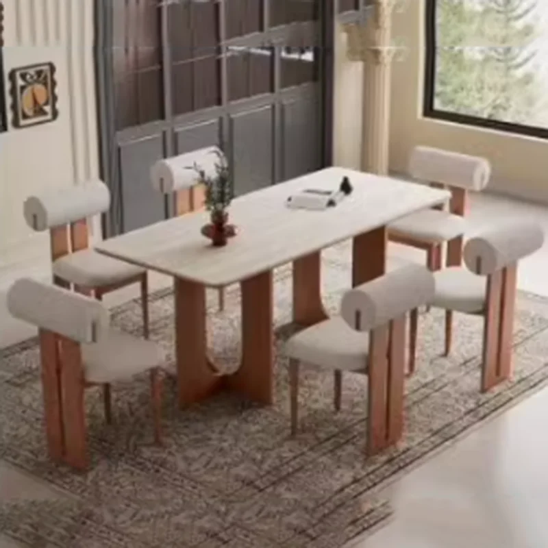 Уникальный складной обеденный стол роскошный многофункциональный современный