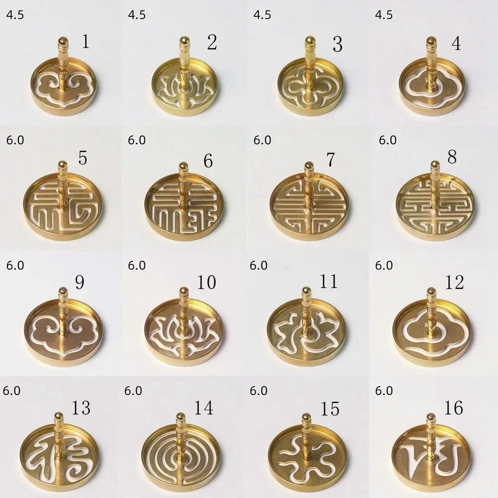 Китайское Облако Лотоса Металлические Аксессуары Для Благовоний Деревянная