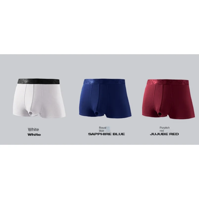 Men's Underwear Foreskin Bullet Separation Resistance Boxers Underpants Scrotal Support Comfortable Boxer Panties Underwear Sexy
