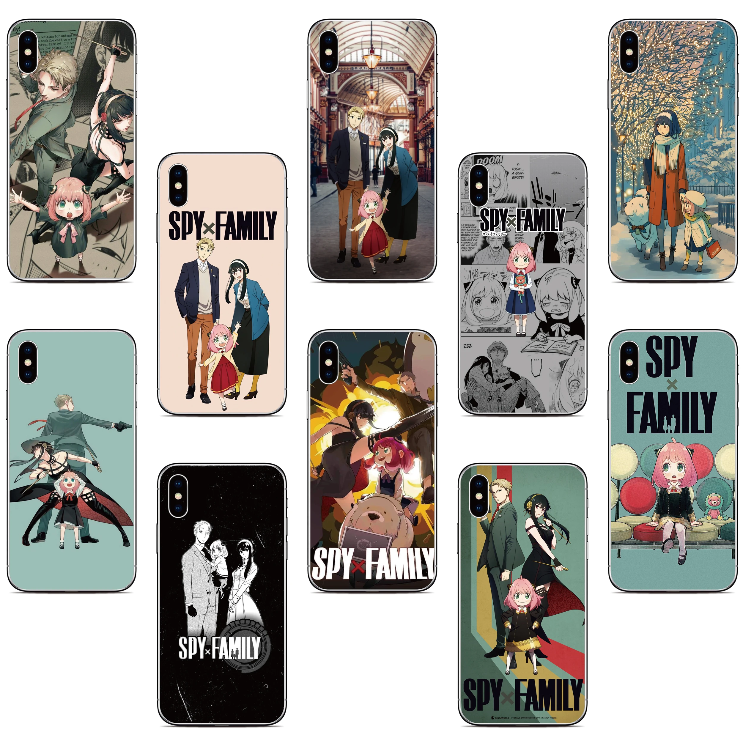 Spy X Family Phone Case For LG Wing Velvet K22 K51s K41s K61 K42 K52 K62 K50 Q92 Q6 Q7 Stylo 4 5 6 G8X G7 G8 V50 V60 ThinQ Cover
