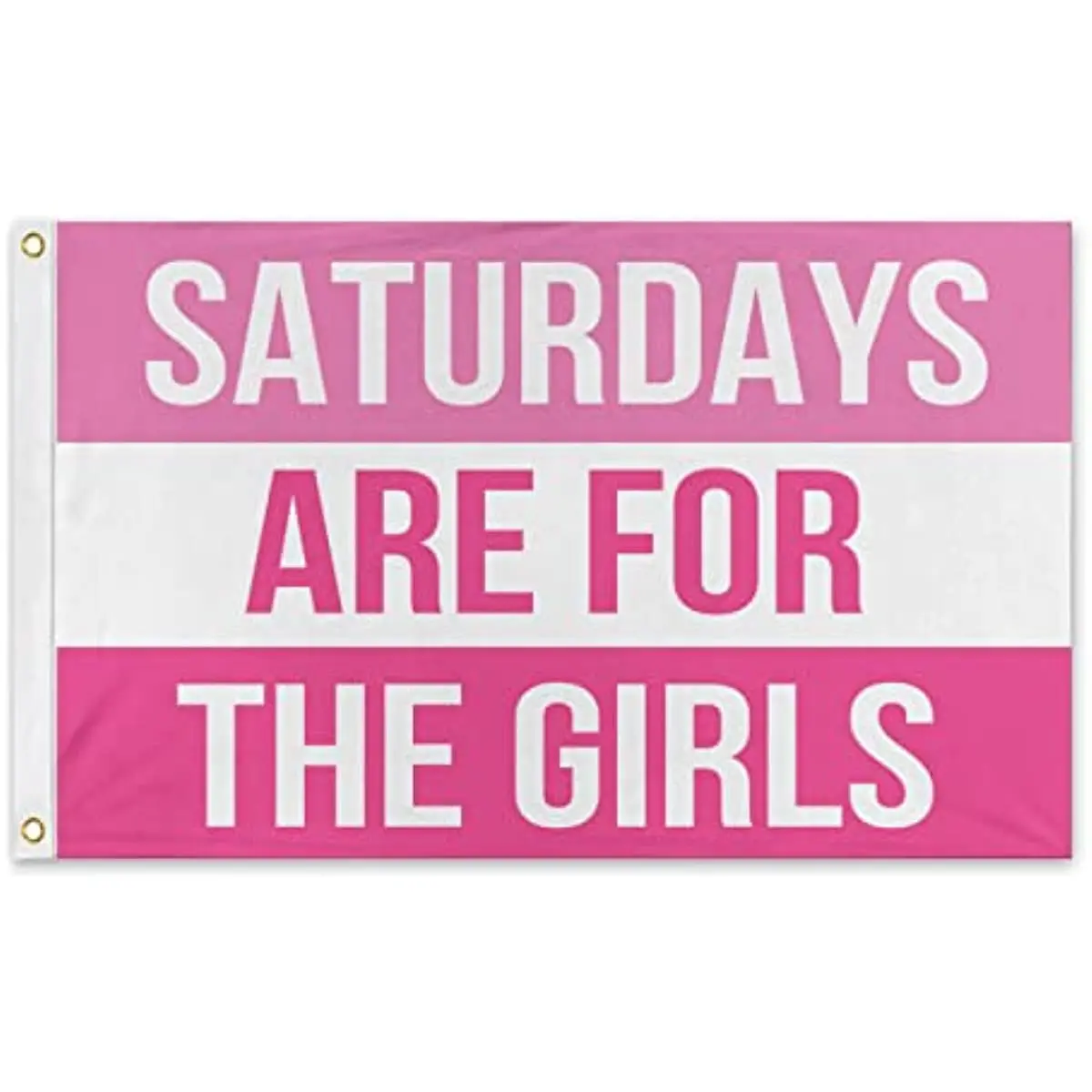 

Суббота, праздничный розовый флаг для девушек, 3X5 дюймов, для девушек, колледжа, внешнее интерьерное украшение