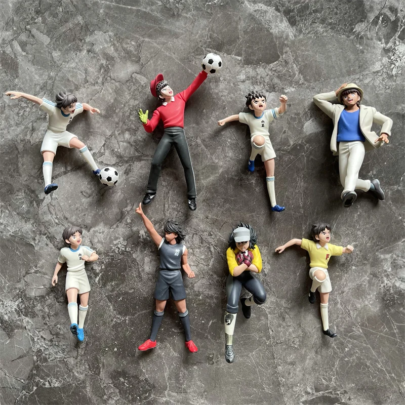 7-9 см мультфильм капитан кун фигурка игрушка детская коллекция ПВХ модель Цубаса