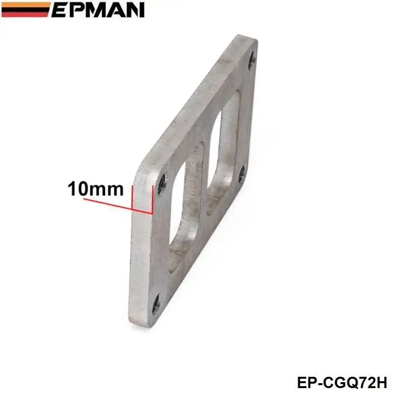 Фото EPMAN Jdm Performance T6 Разделенный впускной фланец турбонаддува Отверстия с резьбой Двойная прокрутка Большая рама 1/2 дюйма EP-CGQ72H №3