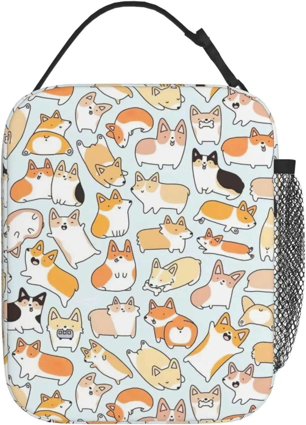 

Omacfrui Puppy Collage Lunch Bag Thermal Portable Lunch Box Insulated Tote Bags Gifts For Men Women Office Picnic Work Travel