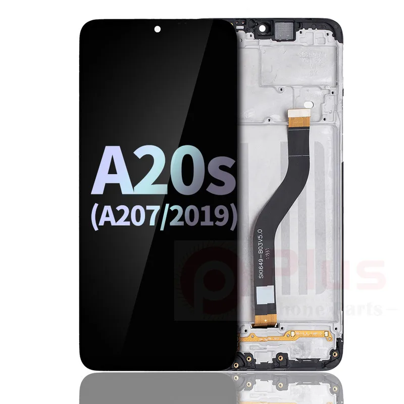 

Сенсорный ЖК-дисплей с рамкой для Samsung Galaxy A20s (A207/2019) (черный)