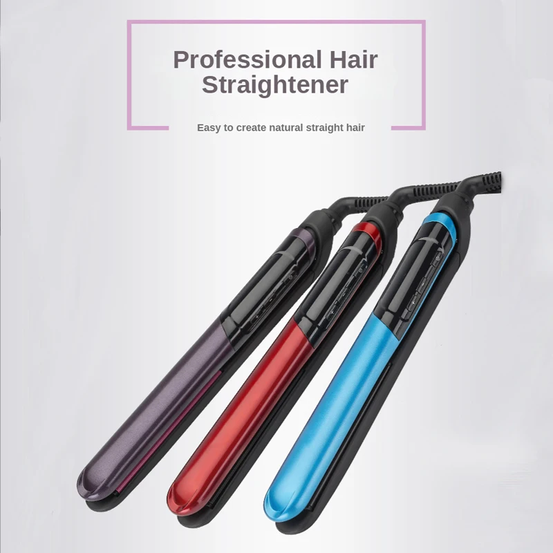 

Curling Iron Hair Straightener Iron Ceramic Straightening Styling Tools Hair Curler Flat Iron Four-gear temperature adjustment