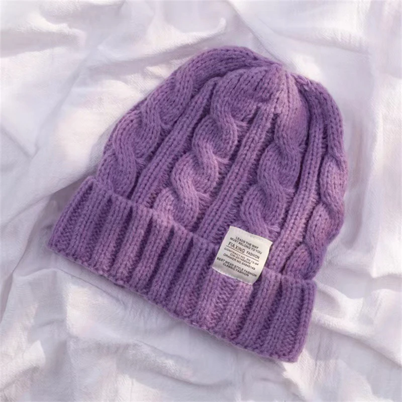Winter Warm Beanies Casual Short Thread Hip Hop Hat Adult Men Female Wool Knitted Skull Cap Elastic Unisex 6 Winter Warm Beanies Casual Short Thread Hip Hop Hat Adult Men Female Wool Knitted Skull Cap Elastic Unisex 6