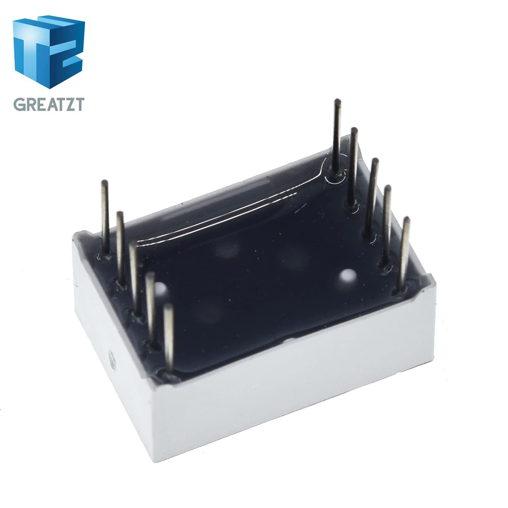 GREATZT 10 шт. 0 56 дюйма 1 бит общая Катодная цифровая трубка красный цвет цифровой