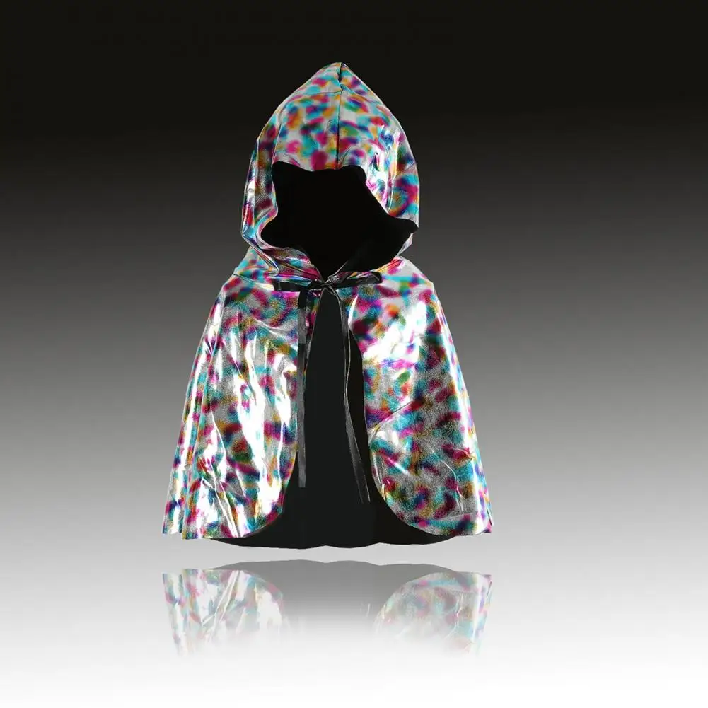 

Накидка с капюшоном для мальчиков, уникальный дизайн, загадочная накидка с капюшоном для детей, выделяется на Хэллоуин-вечеринке, в коротком стиле для детей