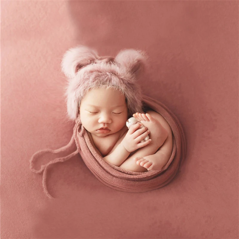 

Newborn Photography Filling Blanket Elastic Wrap Baby Photo Background Supplies Props Studio Shooting Auxiliary Accessories