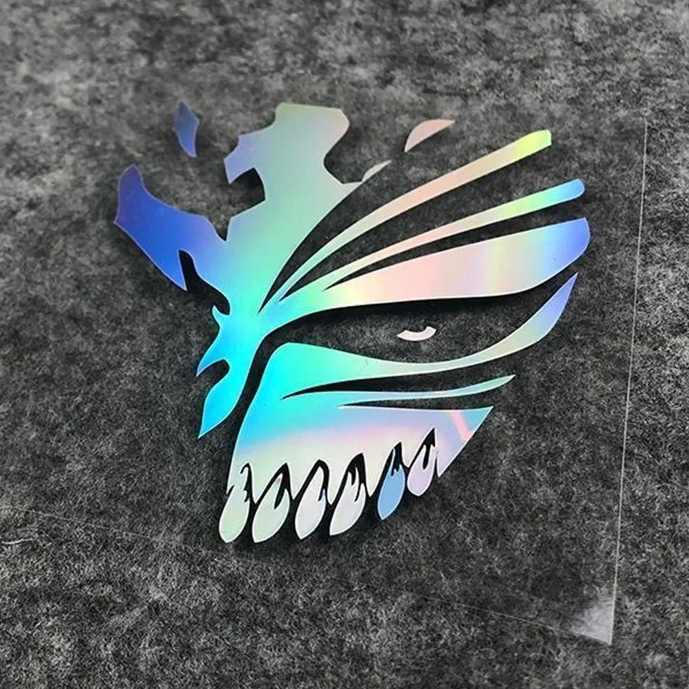 

JDM Death Mask аниме мультфильм светоотражающие наклейки для мотоцикла скутер переднее лобовое стекло декоративные аксессуары для Honda YAMAHA