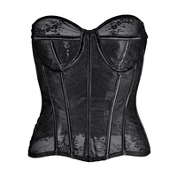 new 15 glue bones steampunk corset sexy womens summer thin corset black white mesh corset gothic corset top xxs 5xl