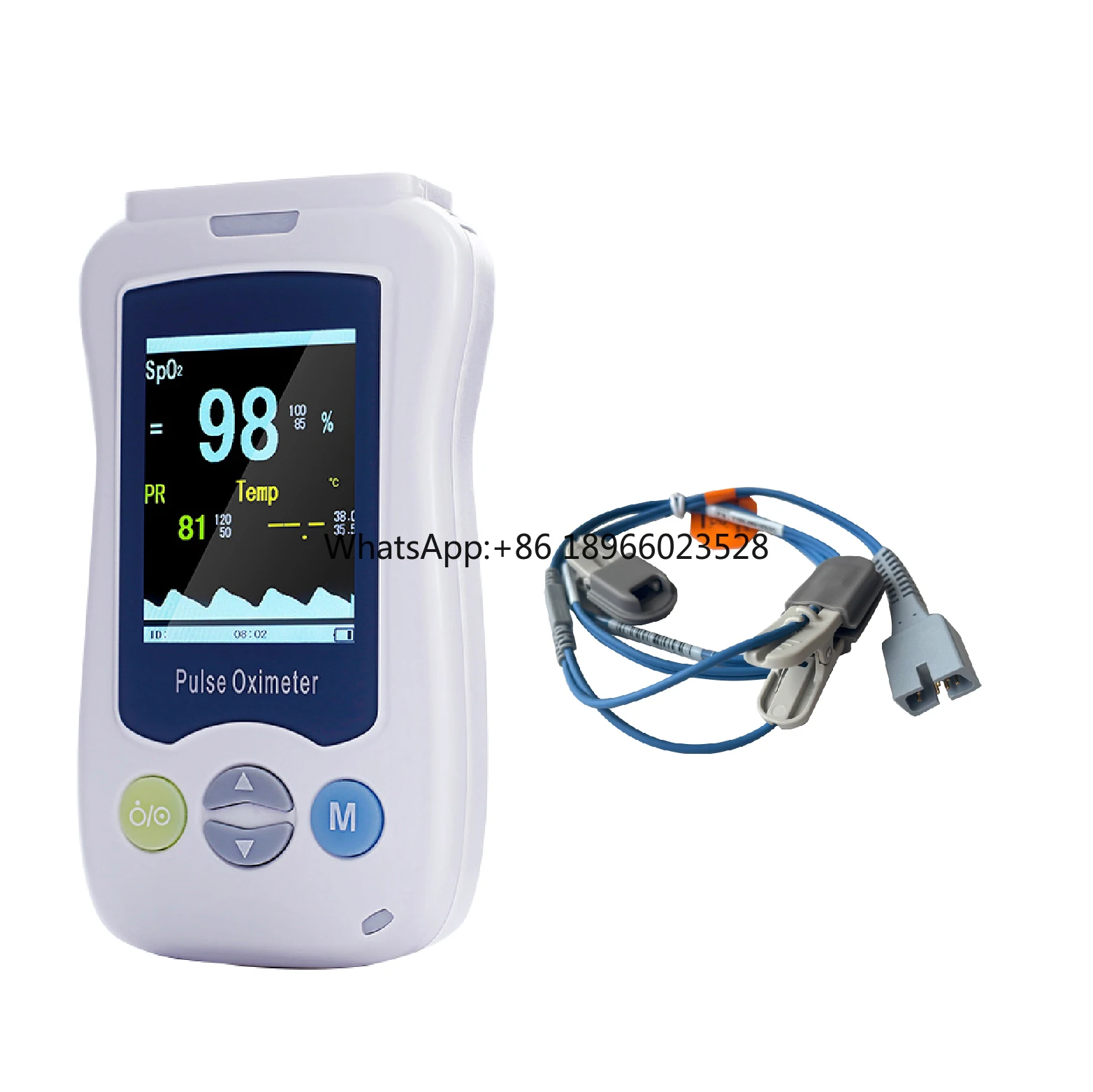 Многопараметрический портативный цифровой Пульсоксиметр Spo2 для домашних