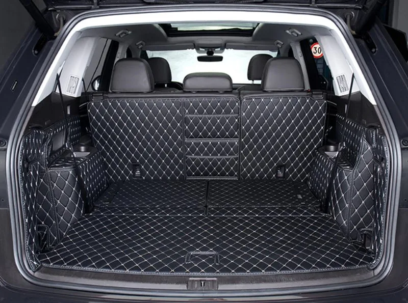 

Высокое качество! Специальные коврики для багажника автомобиля Volkswagen Tiguan Allspace, 7 мест, 2022-2017, коврик-вкладыш для груза, коврики для багажника,...