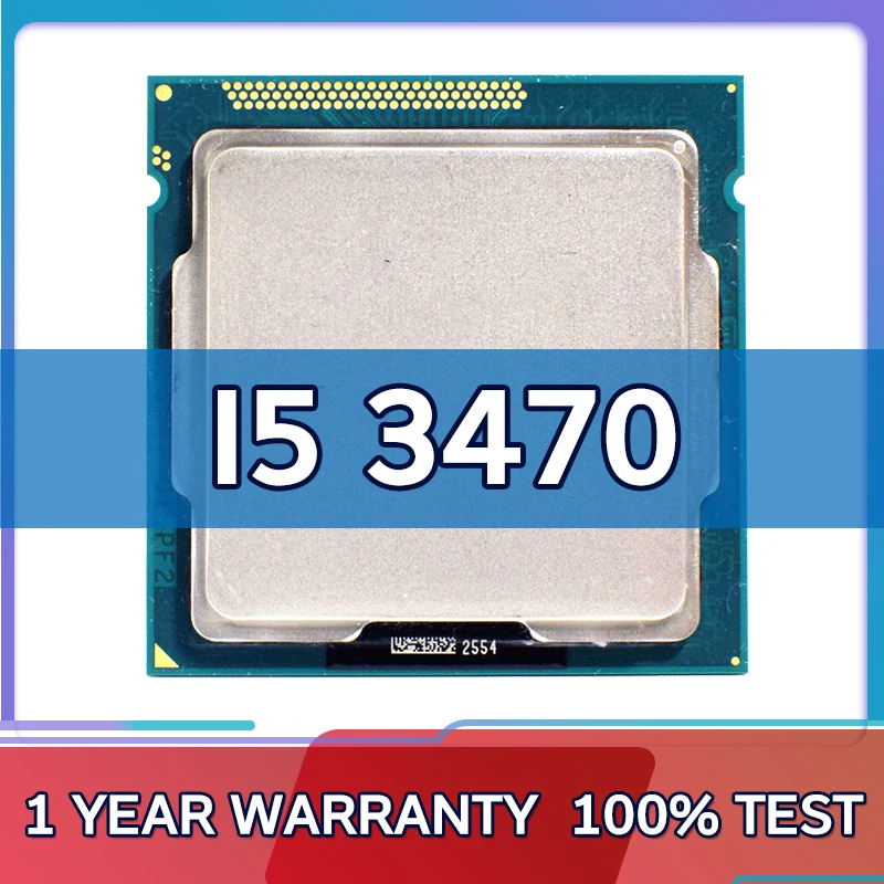 

Used i5 3470 LGA 1155 Processor 3.20GHz 5GT/s 6MB L3 Socket 1155 Quad-Core CPU