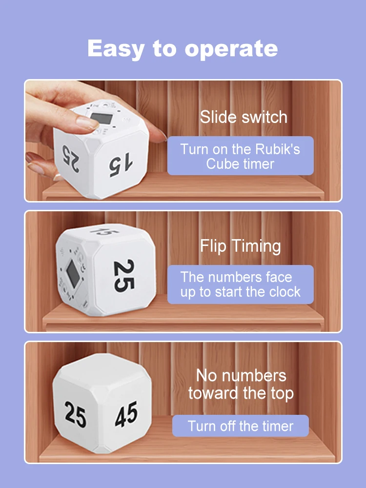 Гравитационный датчик переворачивающийся таймер производительность Cube дисплей