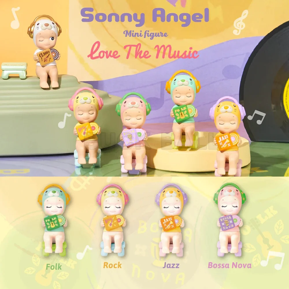

Коллекция загадочных коробок Sonny Angel глухая коробка Sonny Angel Love the Music Mystery, миниатюрная фигурка, милая кукла, таинственные коробочки