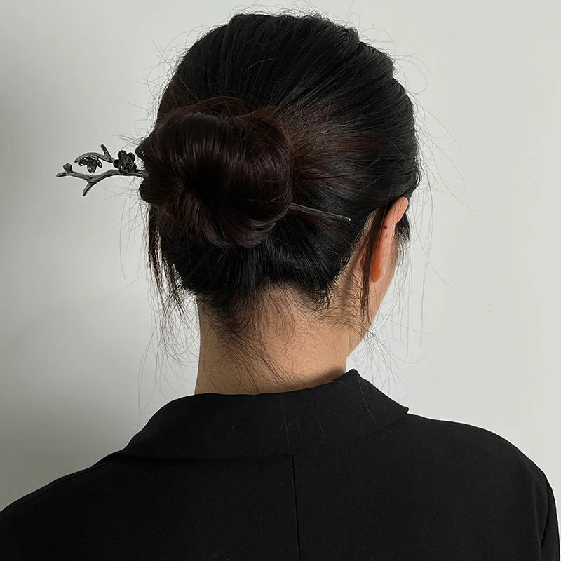 

New Metal Flower Hairpin Chinese Simple Hair Sticks for Women DIY Hairstyle Design Tools Accessories Dropshipping Gifts